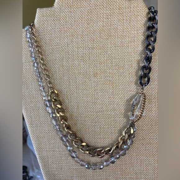 Kenneth Cole Chains and Crystals Necklace - Picture 8 of 10